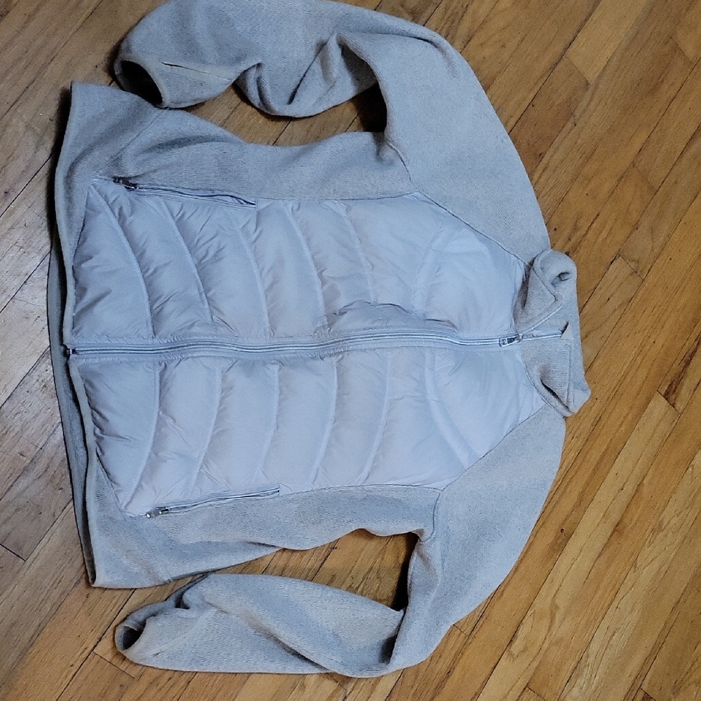 Light Gray Puffer Jacket